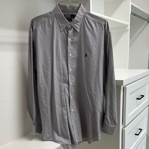 Polo Ralph Lauren Lowell Sport 100% Cotton XL Long Sleeve Button Down Gray Plaid